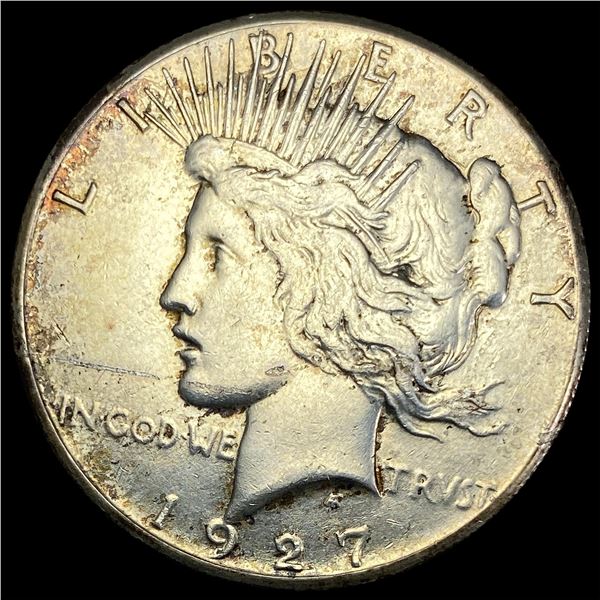 1927 Silver Peace Dollar CLOSELY UNCIRCULATED