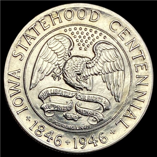 1946 Silver Iowa Half Dollar UNCIRCULATED