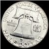 Image 2 : 1955 Franklin Silver Half Dollar SUPERB GEM BU