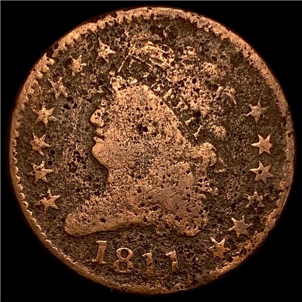 1811 Classic Head Half Cent NICELY CIRCULATED