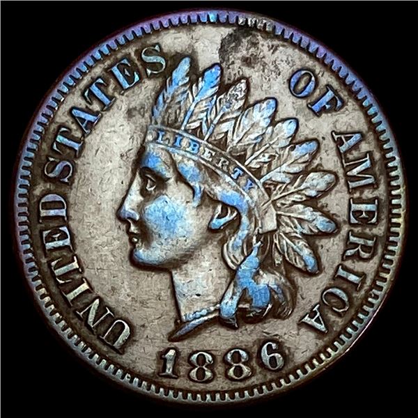 1886 Indian Head Cent CHOICE AU