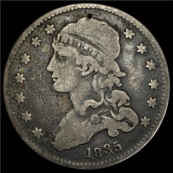 1835 Capped Bust Quarter NICELY CIRCULATED