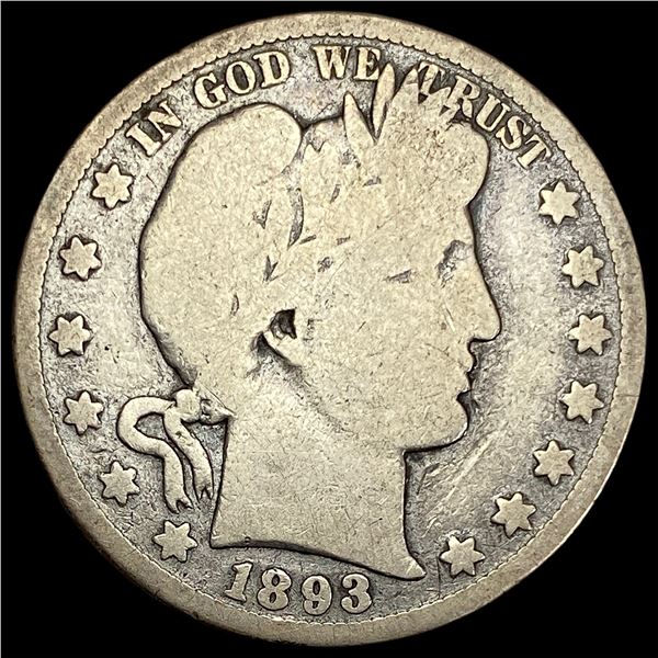 1893-S Silver Barber Half Dollar NICE CIRC