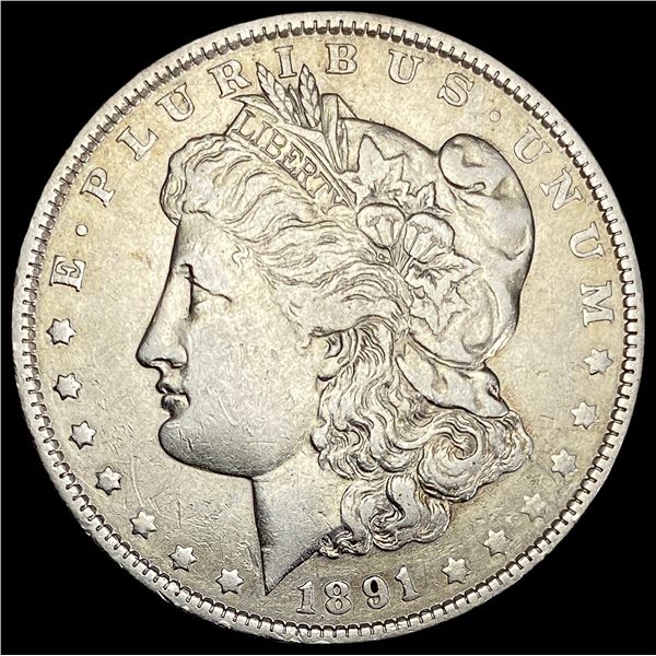 1891-O Silver Morgan Dollar NEARLY UNCIRCULATED