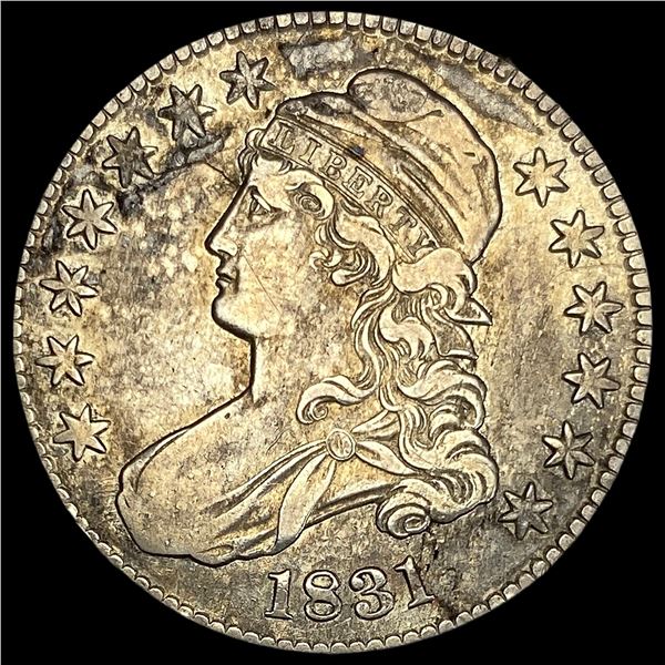 1831 Capped Bust Half Dollar NEARLY UNCIRCULATED