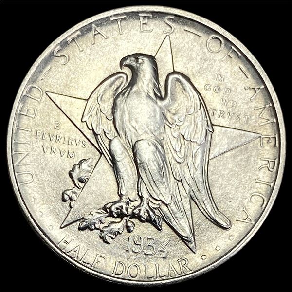 1934 Silver Texas Half Dollar CHOICE BU