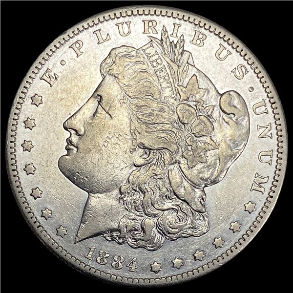 1884-S Morgan Silver Dollar NEAR UNC