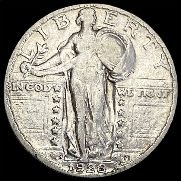 1926-S Standing Liberty Quarter LIGHTLY CIRCULATED