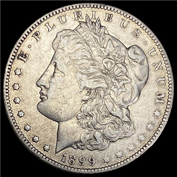 1899 Micro O Silver Morgan Dollar NEARLY UNCIRCULATED