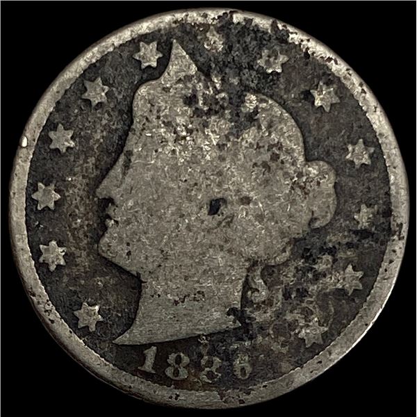 1886 Liberty Head Nickel NICELY CIRCULATED