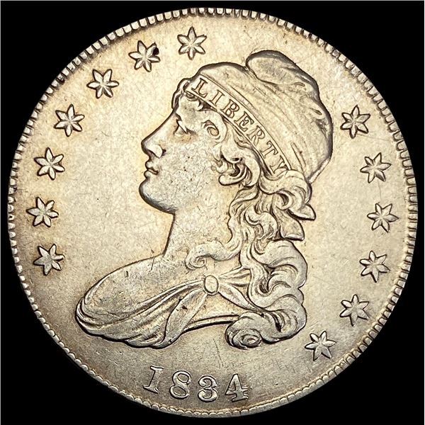 1834 Capped Bust Half Dollar CLOSELY UNCIRCULATED