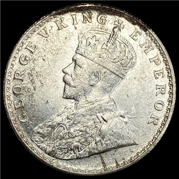 1918 British-India Silver 1 Rupee UNCIRCULATED