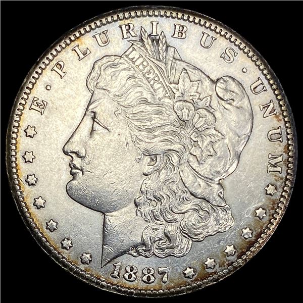1887-S Silver Morgan Dollar CHOICE AU