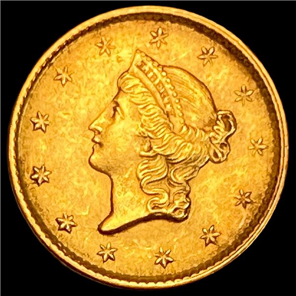 1853 Gold $1 Liberty Type 1 UNCIRCULATED