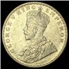Image 1 : 1919 British-India Silver 1 Rupee UNCIRCULATED