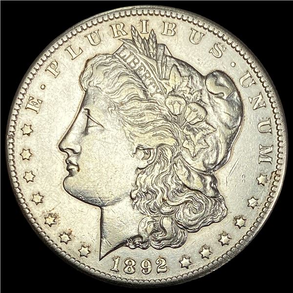 1892-CC Silver Morgan Dollar CLOSELY UNCIRCULATED