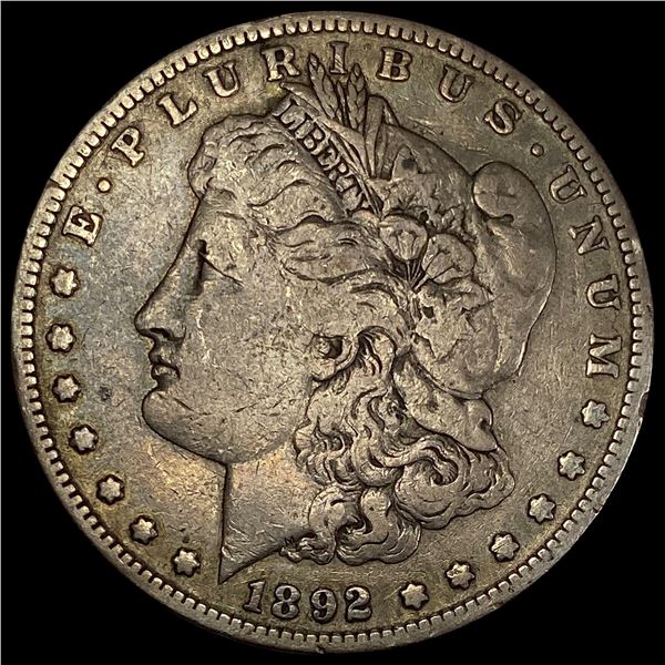 1892-S Silver Morgan Dollar LIGHTLY CIRCULATED
