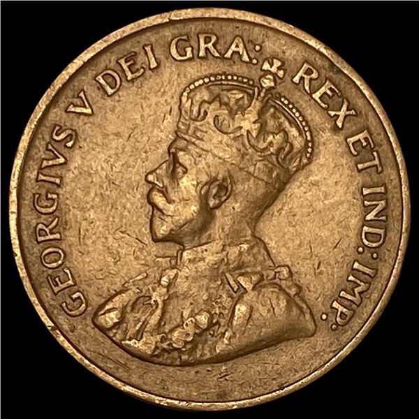 1925 Canada 1 Cent LIGHTLY CIRCULATED