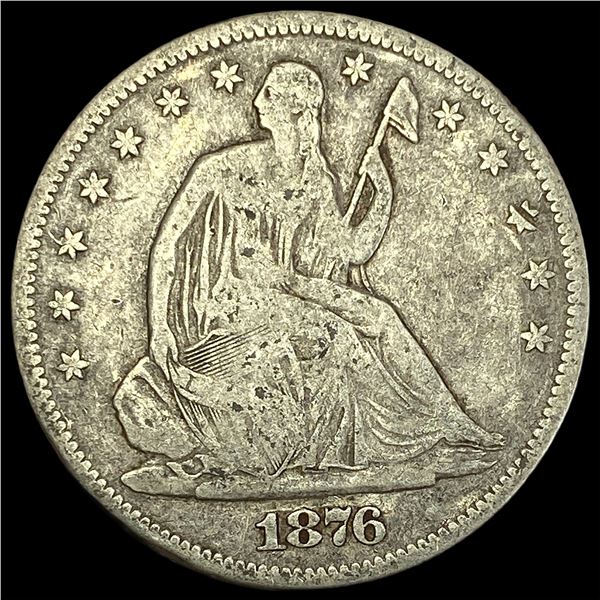 1876-S Seated Liberty Half Dollar NICELY CIRCULATED