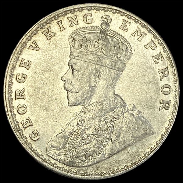 1919 British-India Silver 1 Rupee UNCIRCULATED