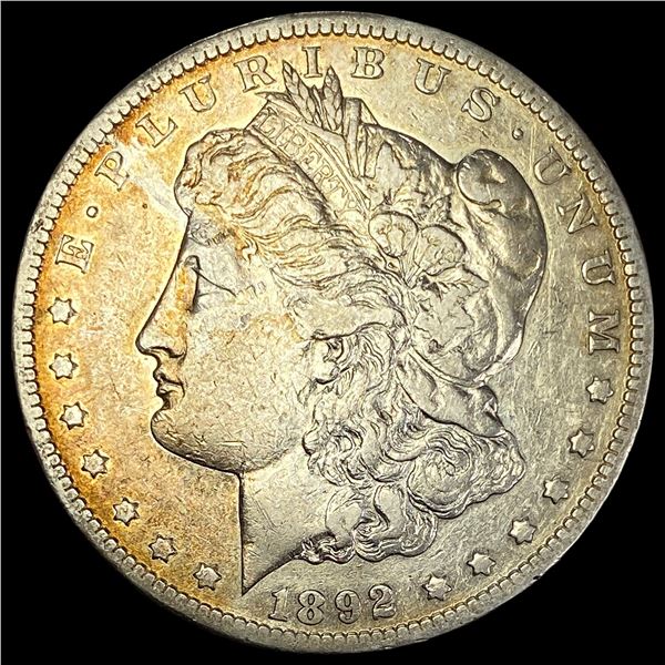 1892-CC Silver Morgan Dollar NEARLY UNCIRCULATED