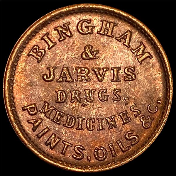 1863 Civil War Token-Cooperstown NY UNCIRCULATED