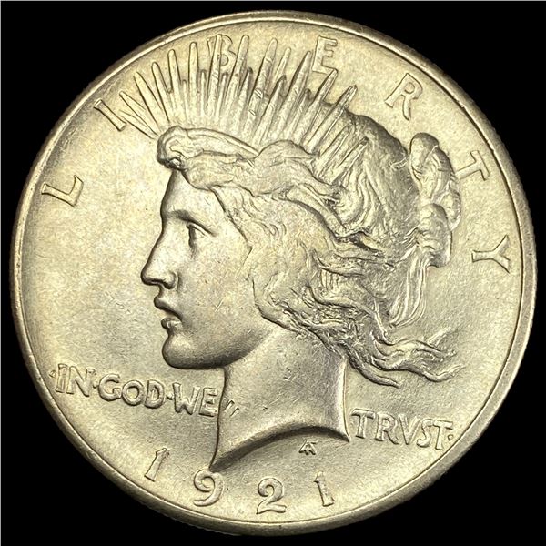 1921 Silver Peace Dollar CLOSELY UNCIRCULATED
