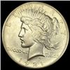 Image 1 : 1921 Silver Peace Dollar CLOSELY UNCIRCULATED