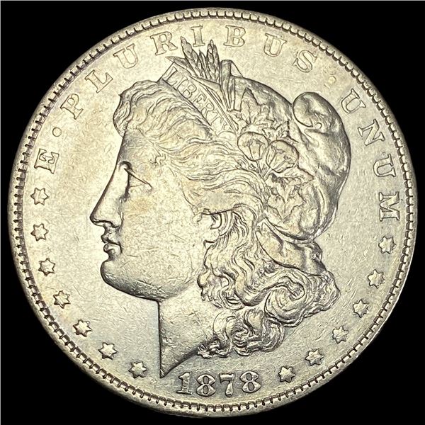 1878 8TF Morgan Silver Dollar NEARLY UNCIRCULATED