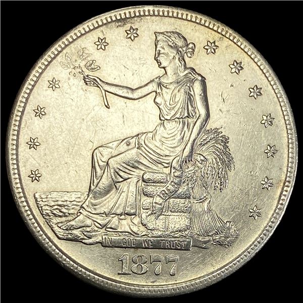 1877-S Silver Trade Dollar CLOSELY UNCIRCULATED