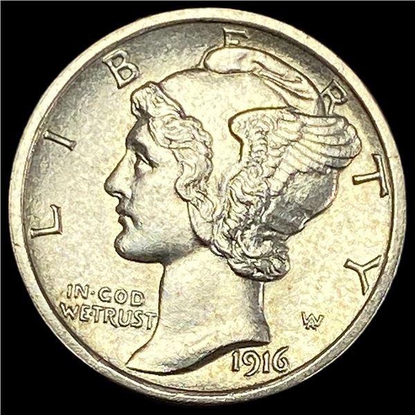 1916 FSB Silver Mercury Dime UNCIRCULATED