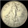 Image 2 : 1912-S Silver Philippines One Peso CLOSELY UNCIRCULATED