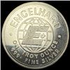 Image 2 : 1984 1oz Silver Engelhard Prospector Round UNCIRCULATED
