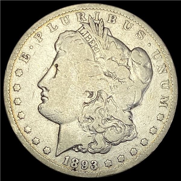 1893-CC Silver Morgan Dollar NICELY CIRCULATED