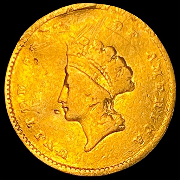 1854 Gold $1 Indian Head Type 2 HIGH GRADE