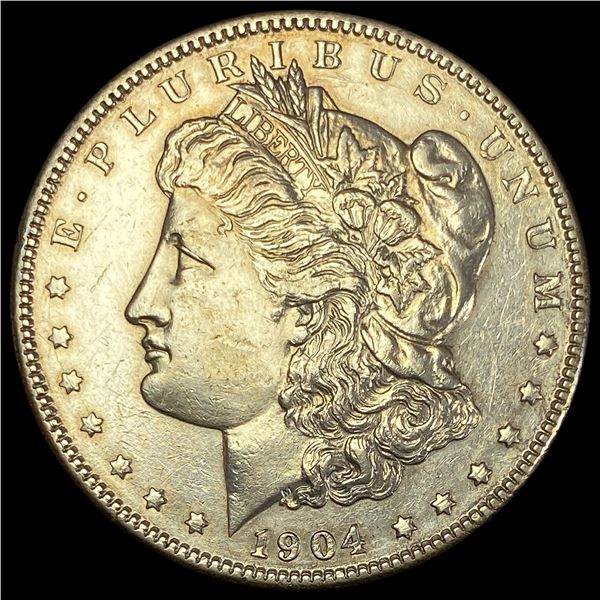1904 Silver Morgan Dollar CLOSELY UNCIRCULATED