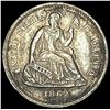 Image 1 : 1862 Seated Liberty Half Dime CHOICE AU