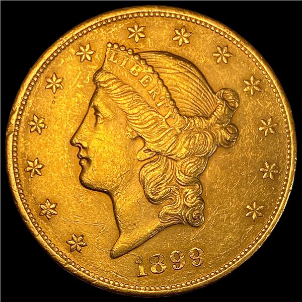 1899 Liberty Head $20 Double Eagle UNCIRCULATED
