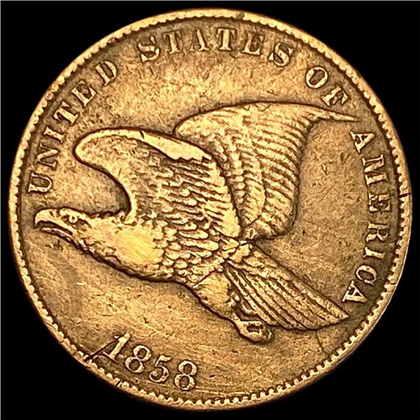 1858 Flying Eagle Cent CLOSELY UNCIRCULATED