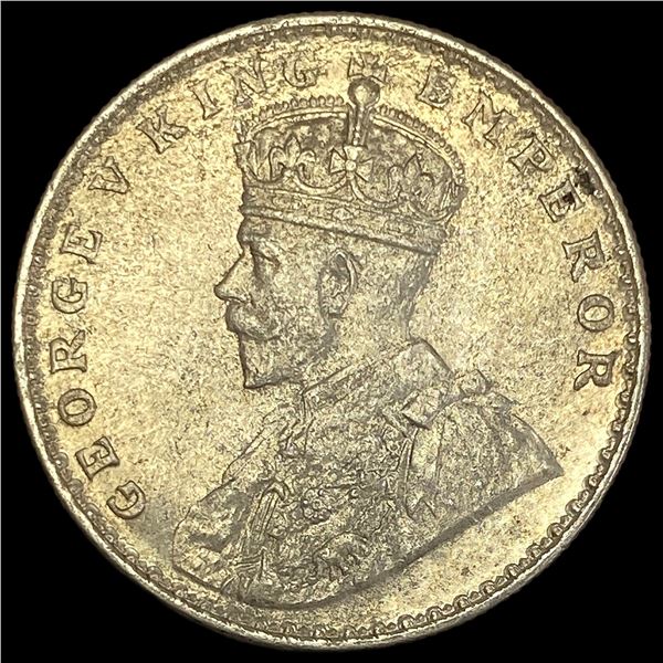 1917 British-India Silver 1 Rupee UNCIRCULATED