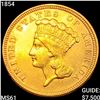 Image 1 : 1854 $3 Gold Piece UNCIRCULATED