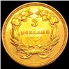 Image 2 : 1854 $3 Gold Piece UNCIRCULATED