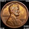 Image 1 : 1909-S VDB Wheat Cent NEARLY UNCIRCULATED