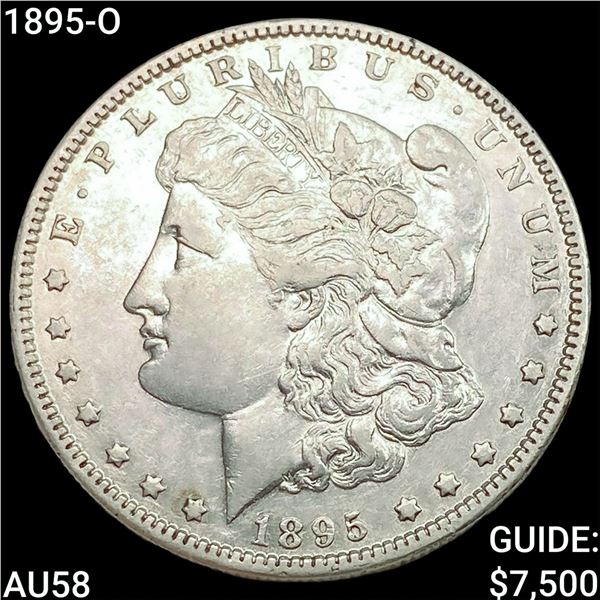 1895-O Morgan Silver Dollar CHOICE AU