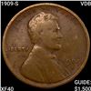 Image 1 : 1909-S VDB Wheat Cent NEARLY UNCIRCULATED