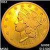 Image 1 : 1861 $20 Gold Double Eagle UNCIRCULATED