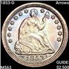 Image 1 : 1853-O Arrows Seated Liberty Half Dime CHOICE BU
