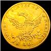 Image 2 : 1834 Plain 4 $5 Gold Half Eagle CHOICE AU