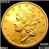 Image 1 : 1870-S $20 Gold Double Eagle UNCIRCULATED