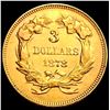 Image 2 : 1878 $3 Gold Piece UNCIRCULATED